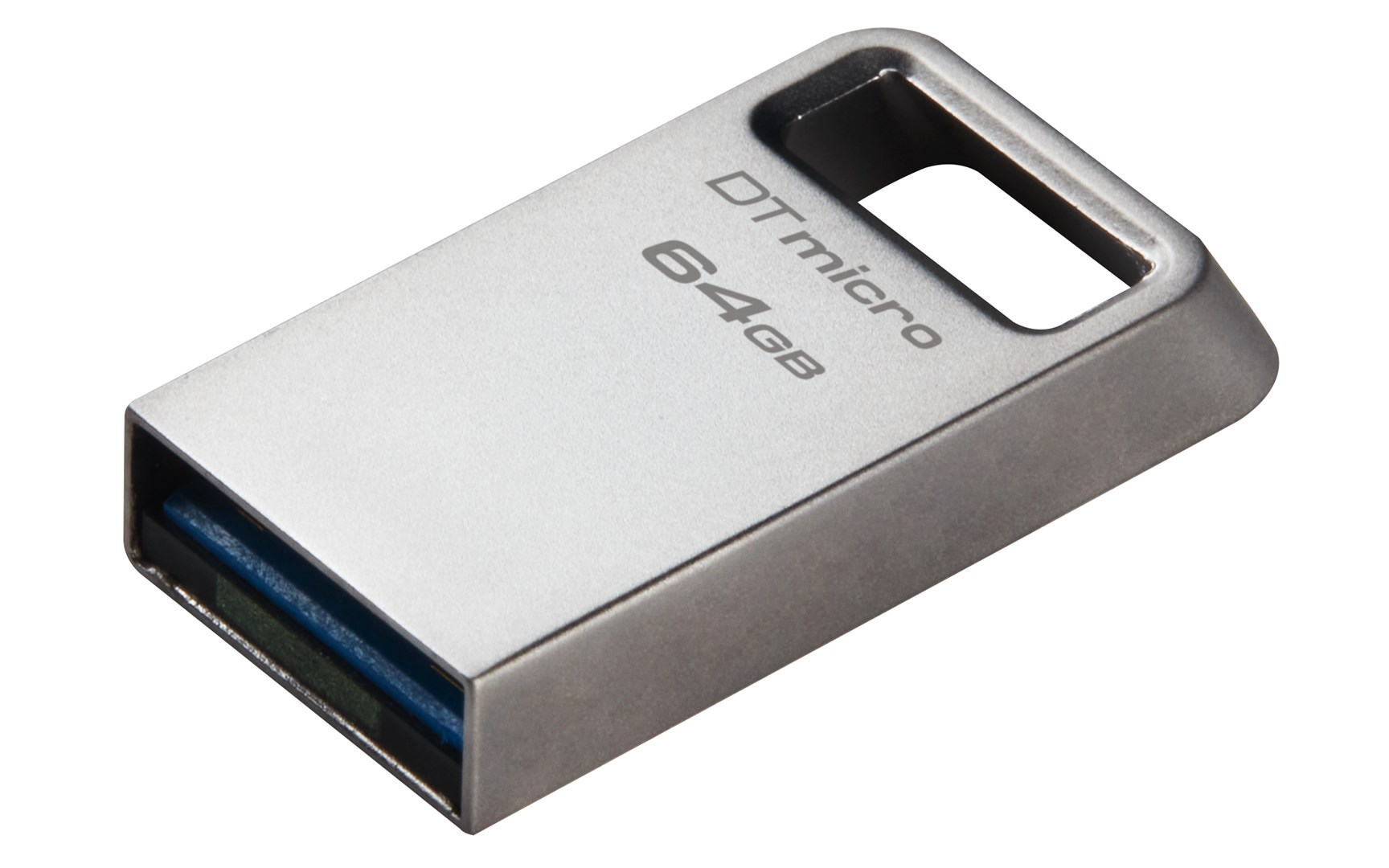 USB Kingston DataTraveler Micro, 64GB, USB 3.2 Gen 1, argjendtë