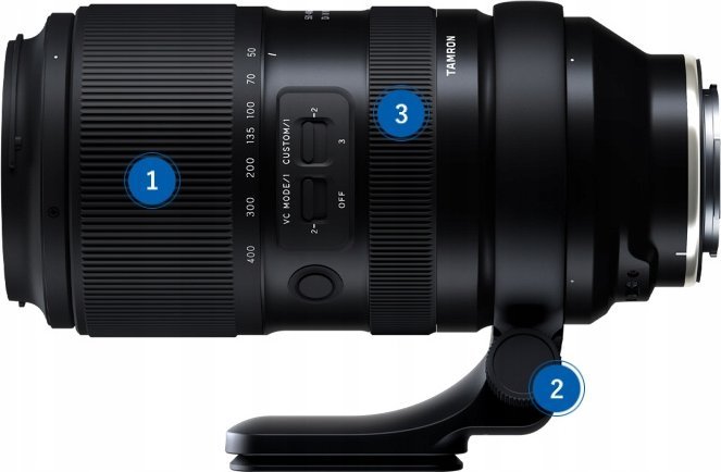 Објектив Tamron 50-400mm Di III VC VXD, f/4.5-6.3, за Nikon Z, црн