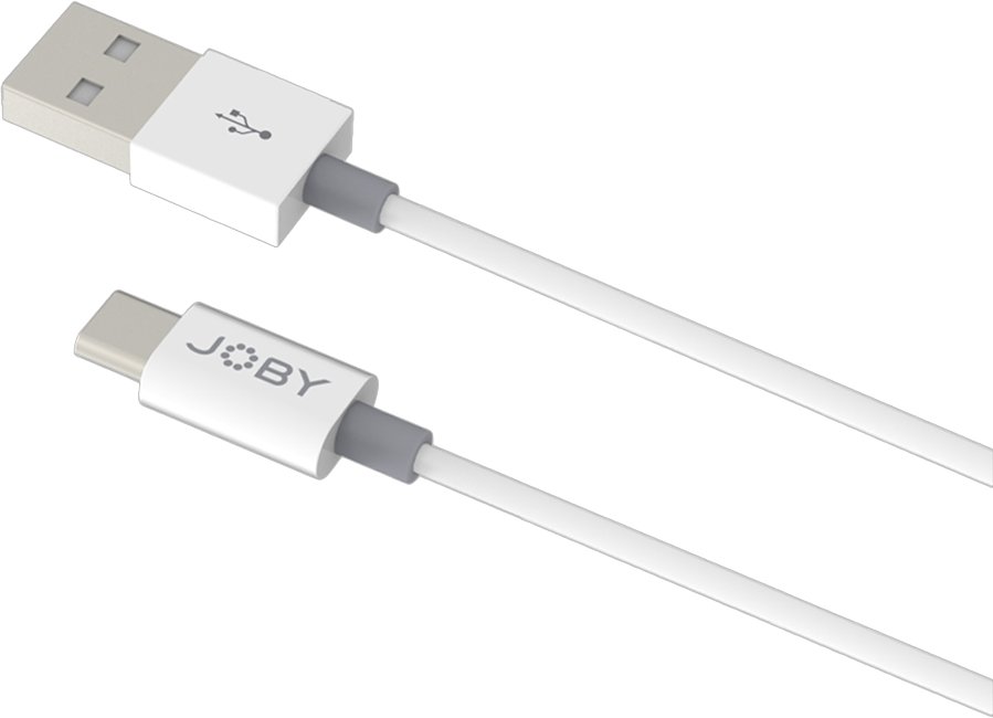 Kabllo karikimi JOBY Charge and Sync, USB A në USB C, 1.2m, e zezë