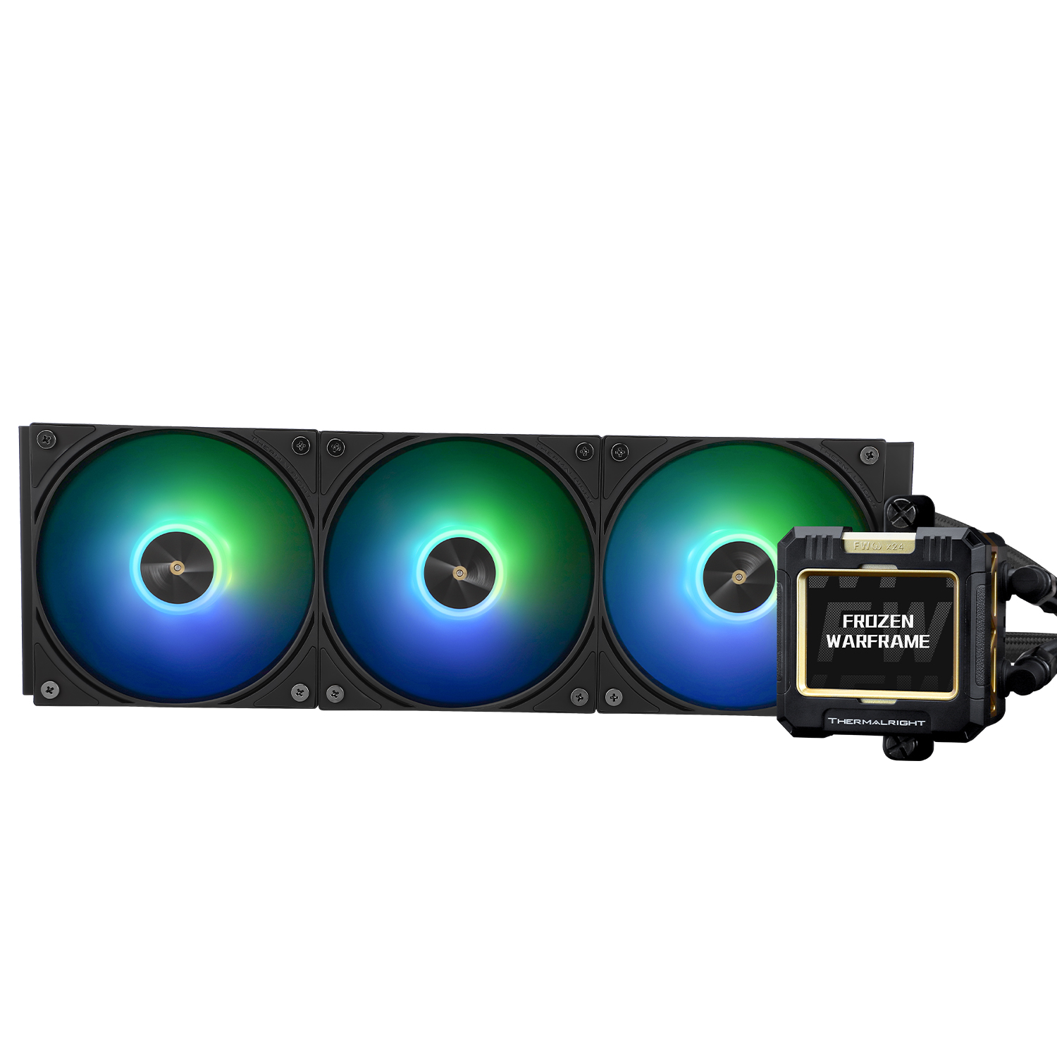 Ftohës Thermalright Frozen Warframe 360 ARGB, i zi