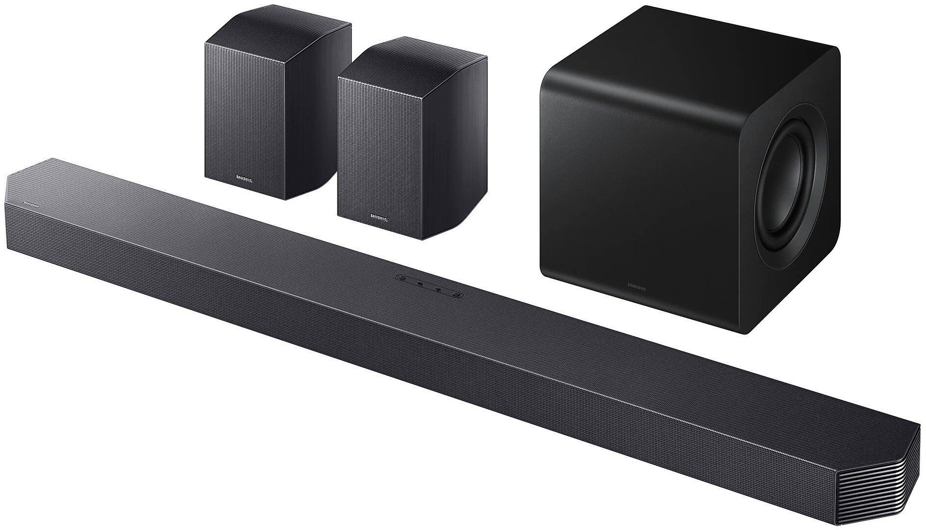 Soundbar Samsung HW-Q930F, 9.1.4 kanale, me subwoofer dhe bokse të pasme, i zi