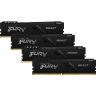 Ram Kingston Fury Beast 128GB DDR4, 3200MT/s, kit 4x DIMM, e zezë