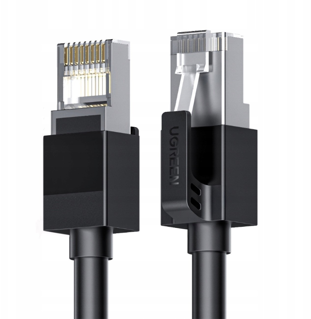 Kabllo rrjeti Ugreen Cat6 F UTP, 1.5m, deri 5Gbps, e zezë