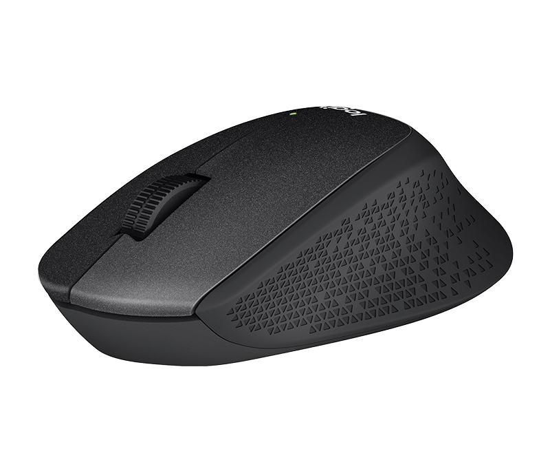 Глушец Logitech M330 Silent Plus, оптички безжичен, црн
