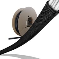 Mbështjellës kabllosh Label the Cable PRO, diametër 10mm, 25m, i zi