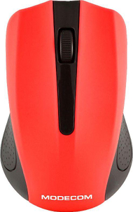 Maus Modecom WM9, wireless, USB, i zi dhe i kuq