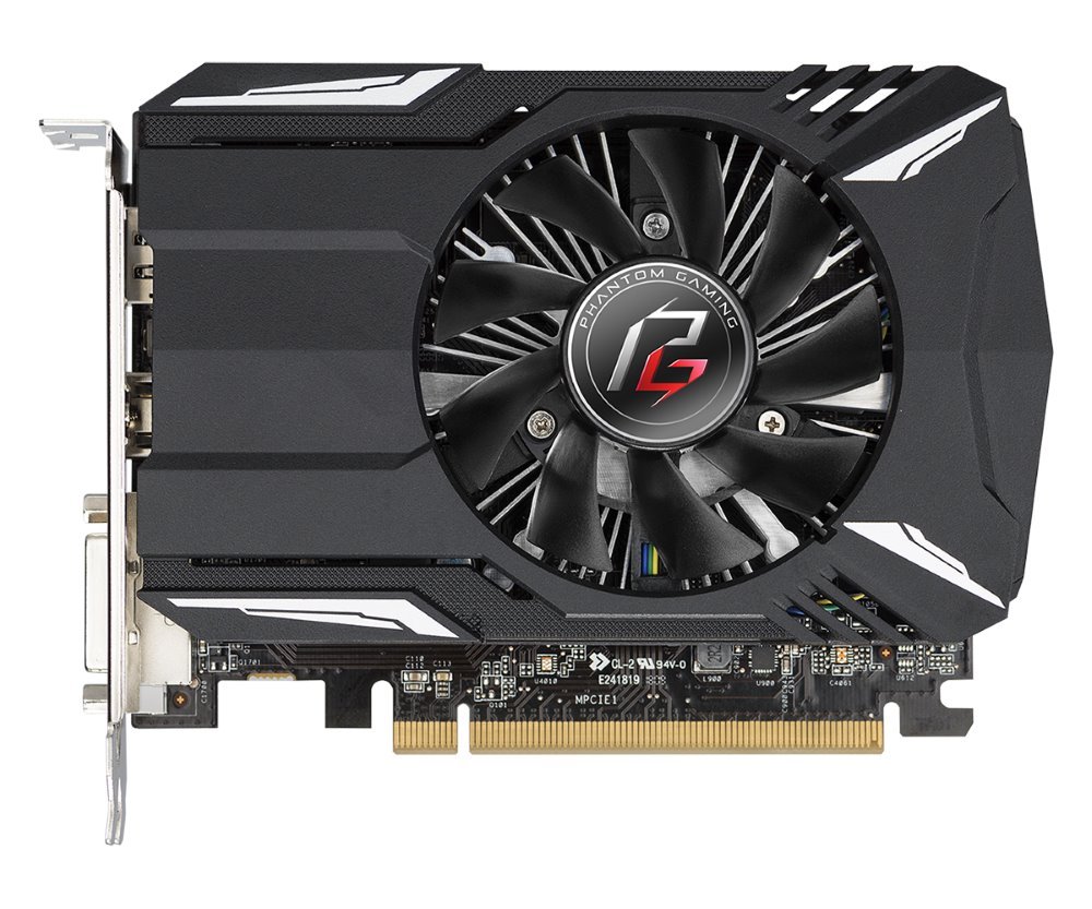 Kartelë grafike ASRock Phantom Gaming Radeon RX550, 4GB GDDR5, e zezë