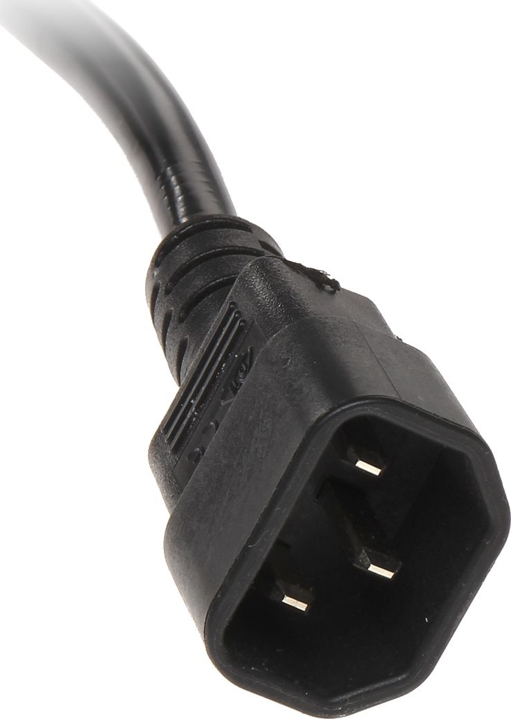 Prizë rryme rack 1U 19", 7 dalje, kabllo 2m C14, argjend