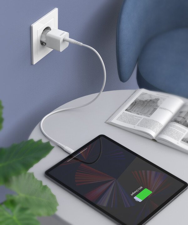 Karikues Choetech PD5010, USB-C, PD, 20W, i bardhë