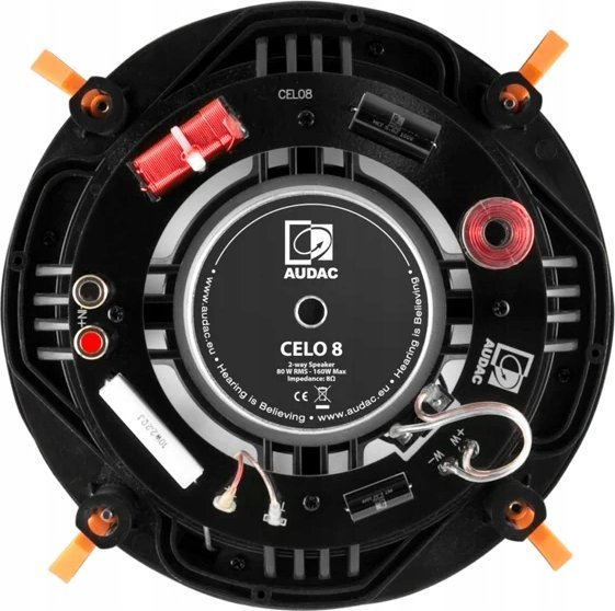 Altoparlant tavanor Audac CELO8I/W, 8", 160W 8 Ohm, i bardhë