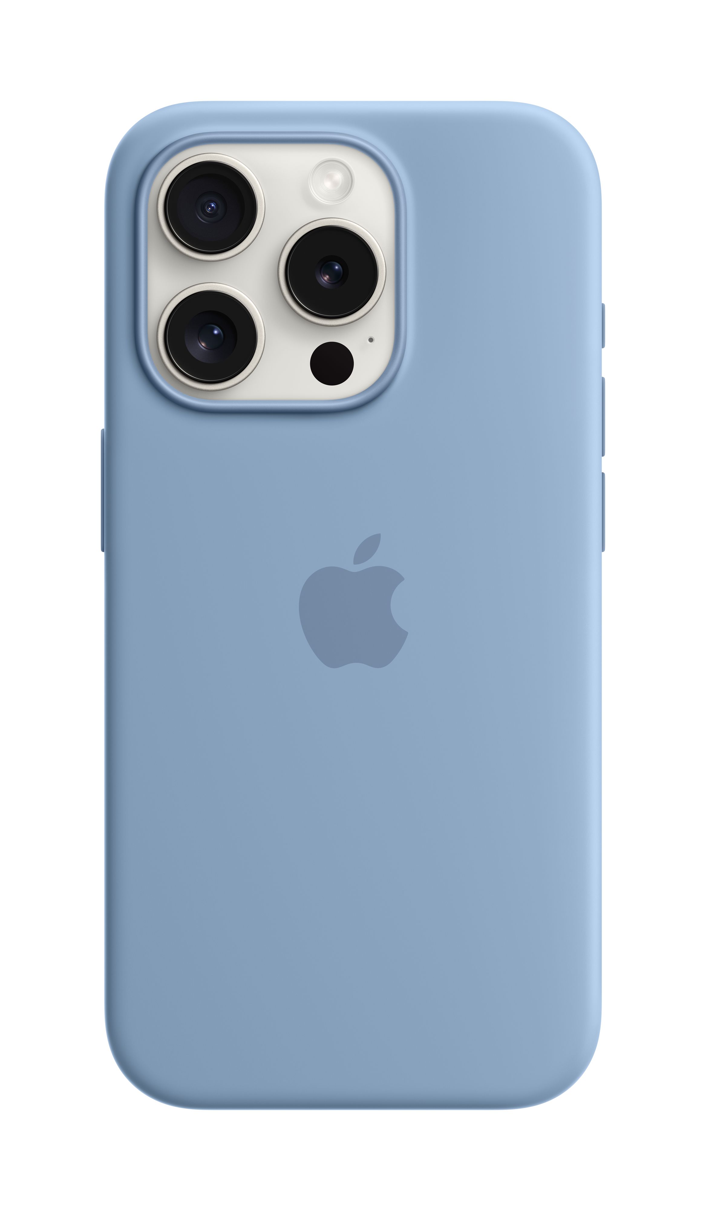 Apple iPhone 15 Pro Silicone Case me MagSafe, Winter Blue