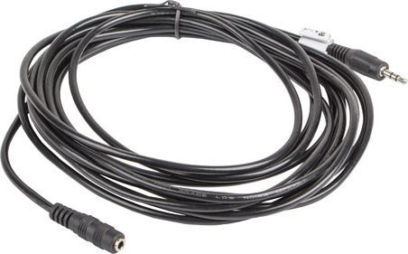 Кабел Lanberg Jack 3.5мм - Jack 3.5мм (CA-MJFJ-10CC-0050-BK), 5 м, црн