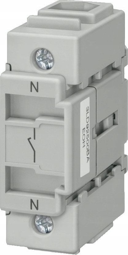 Дополнителен неутрален контакт Siemens 3LD9280-0C, за прекинувач 3LD27/28, за монтажа на плоча или шина 35mm