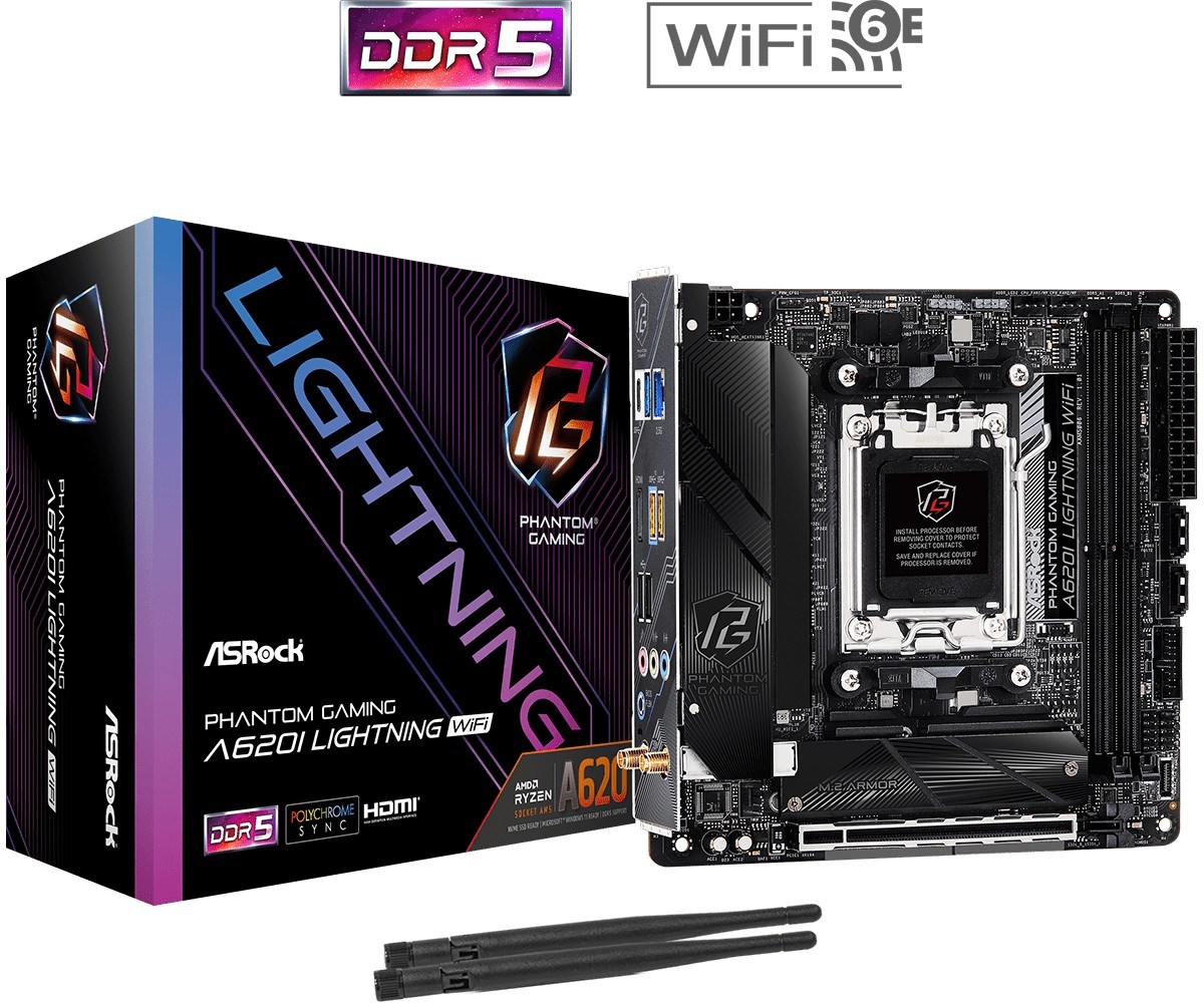 Pllakë amë Asrock A620I Lightning WiFi