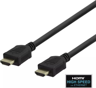 Kabllo HDMI Deltaco 4K UHD, 5m, HDMI 1.4, e zezë