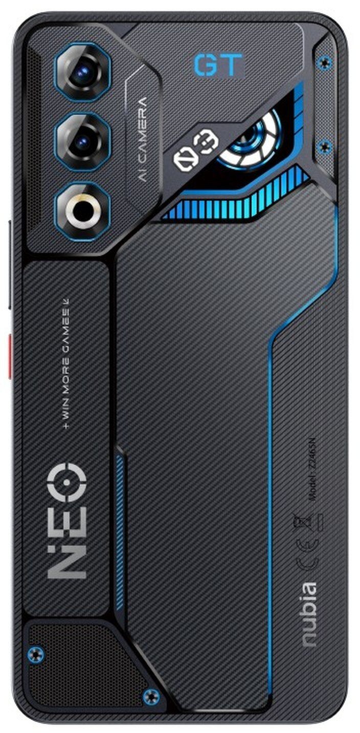 Telefoni Nubia Neo 3 GT, 8GB RAM, 256GB, 6.8", 5G, gri Interstellar