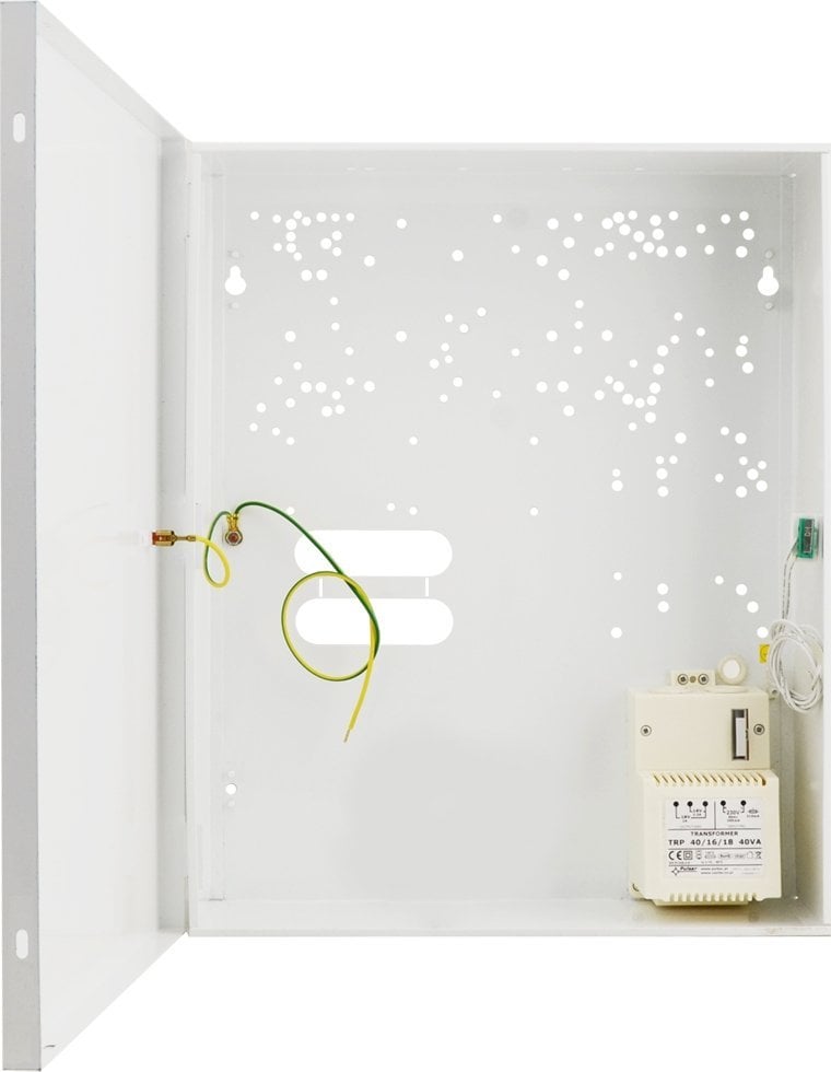 Kuti metalike alarmi Pulsar AWO200, për bateri 12V 17Ah, për montim të brendshëm, e bardhë