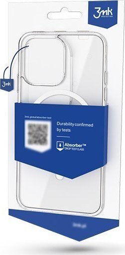 Kapotë mbrojtëse 3MK MagCase për Apple iPhone 14 Pro Max, transparente, e pajisur me MagSafe