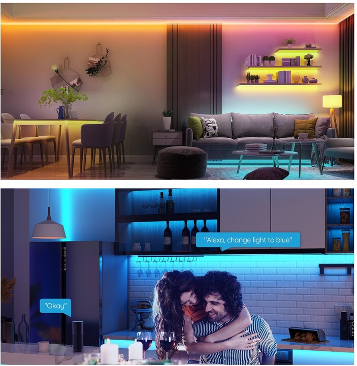 Sihirit Govee WiFi Smart LED RGB, 10m