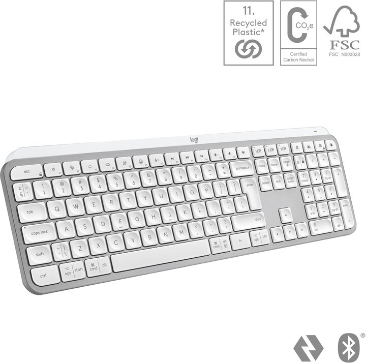 [OUTLET] Tastierë Logitech MX Keys S, e bardhë