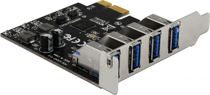 Kartë zgjeruese DeLOCK 90304, PCI Express, 4x USB 3.0, e zezë