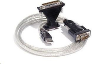 Kabllo PremiumCord USB A - RS 232, USB, e zezë