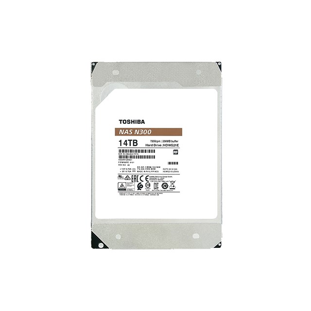 Диск HDD Toshiba N300 NAS, 14TB, 7200rpm, црн