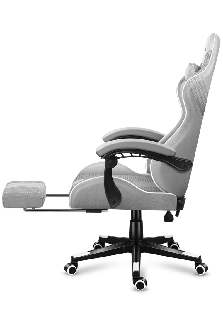 Karrige gaming Huzaro Force 4.7, 140kg, e bardhë