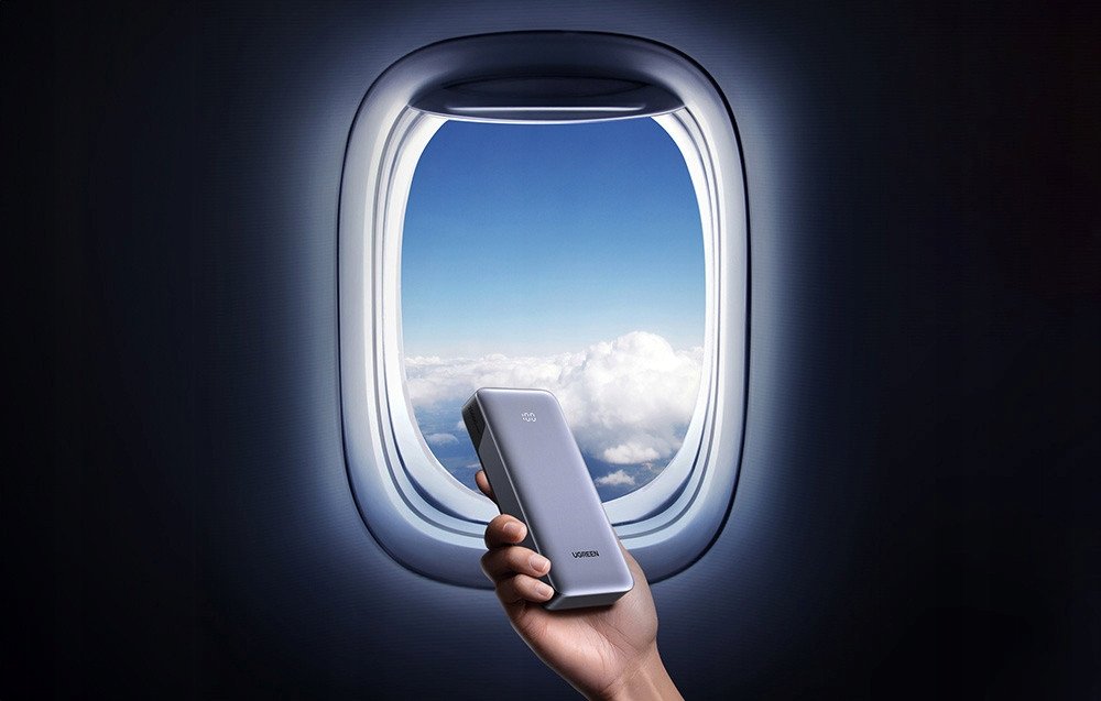 Karikues portativ Ugreen TWO-WAY FAST CHARGING, 20000mAh, 30W, gri