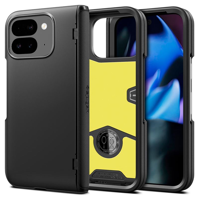 Mbrojtëse Spigen Slim Armor Pro për Google Pixel 9 Pro Fold, 8", e zezë