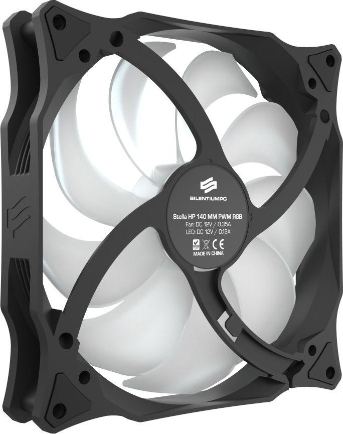 Ftohës SilentiumPC Stella HP RGB, 140mm, HBS, RGB