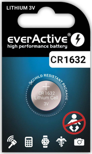 Bateri guaskë Agfa CR1632, litium 3V, 1 copë