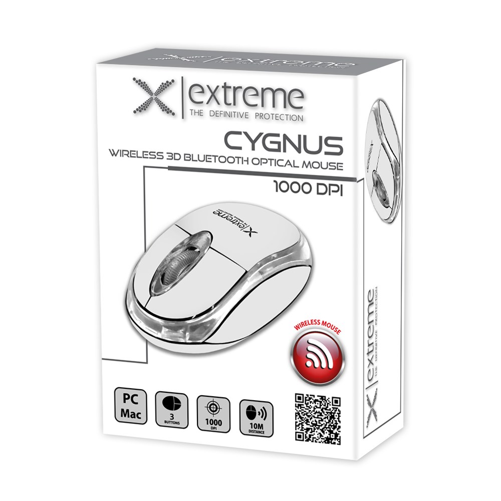 Maus Extreme XM106W, Bluetooth, i bardhë