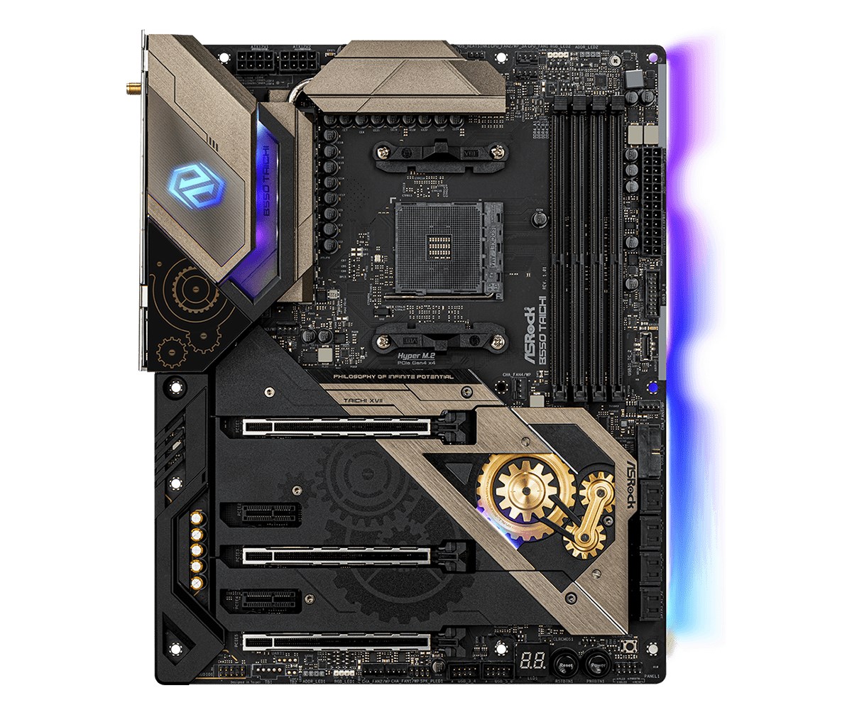 Pllakë amë Asrock B550 Taichi AMD B550 Socket AM4 ATX