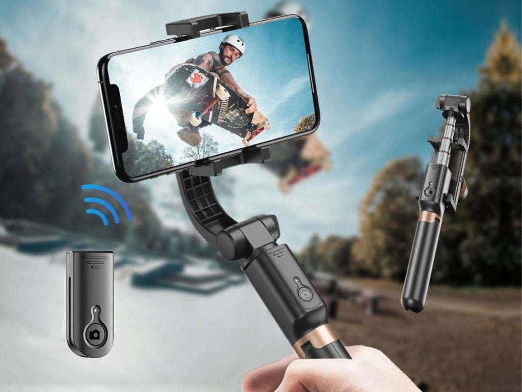 Selfie stick me tripod Apexel APL-D6, Bluetooth, universal për telefon
