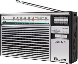 Radio portative Eltra Lena 5, FM AM SW, MP3 USB microSD, gri