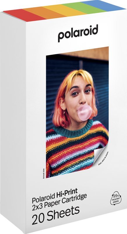 Картридж за печатење Polaroid Hi-Print Gen 2, 2x3", 20 листови, повеќебоен