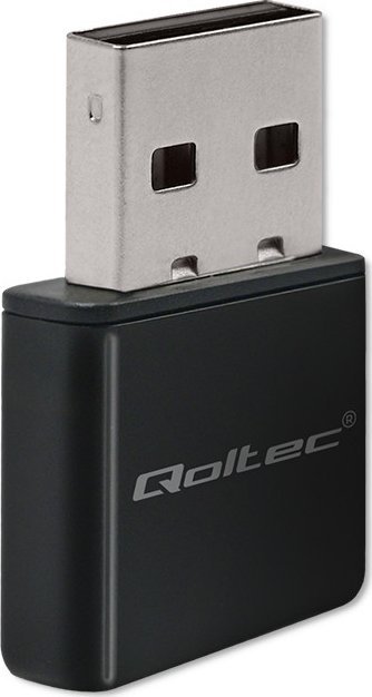 Adapter WiFi Qoltec Wireless Ultra Fast Mini Nano, USB 2.0, 300Mbps, i zi