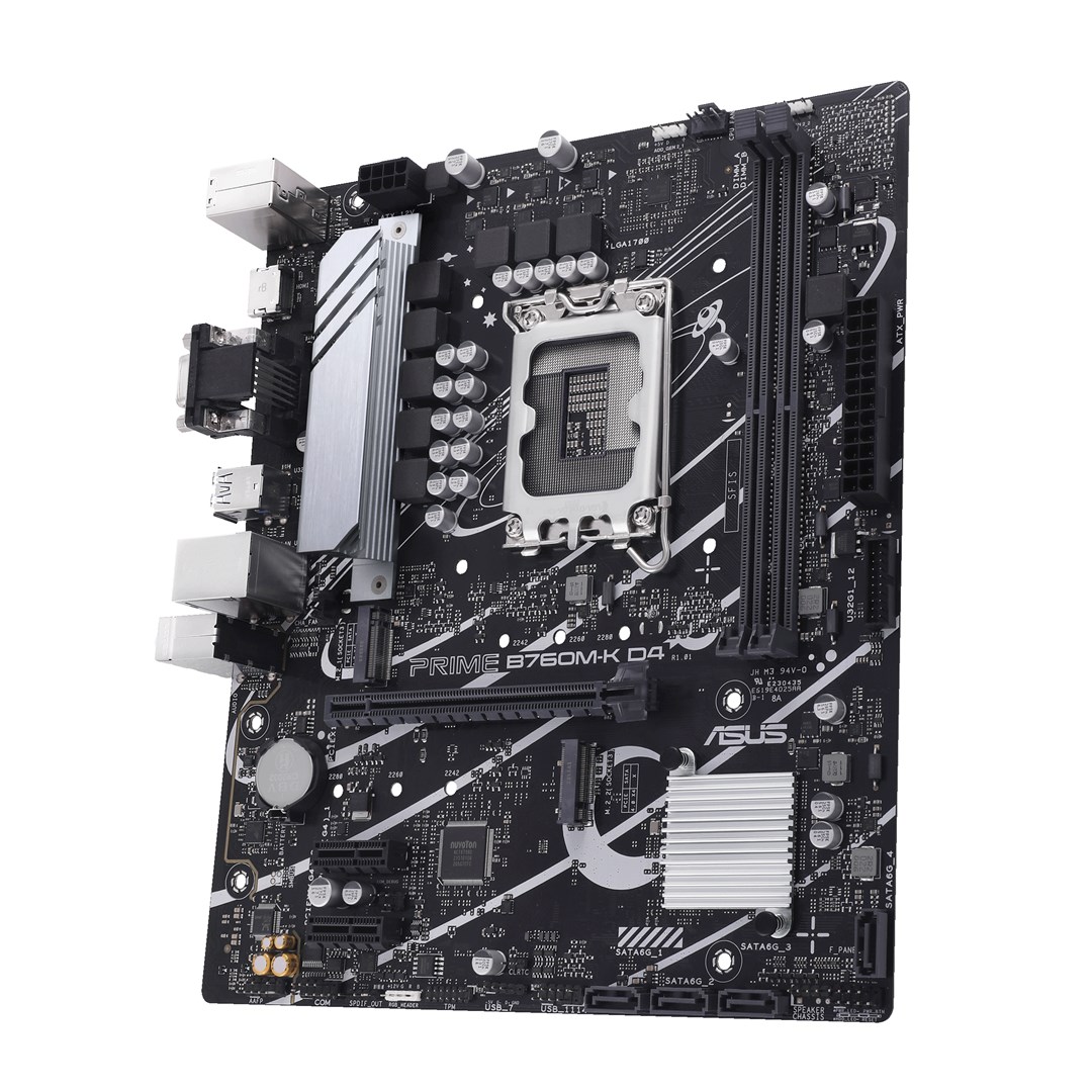 Pllakë amë ASUS Prime B760M-K D4-Intel B760