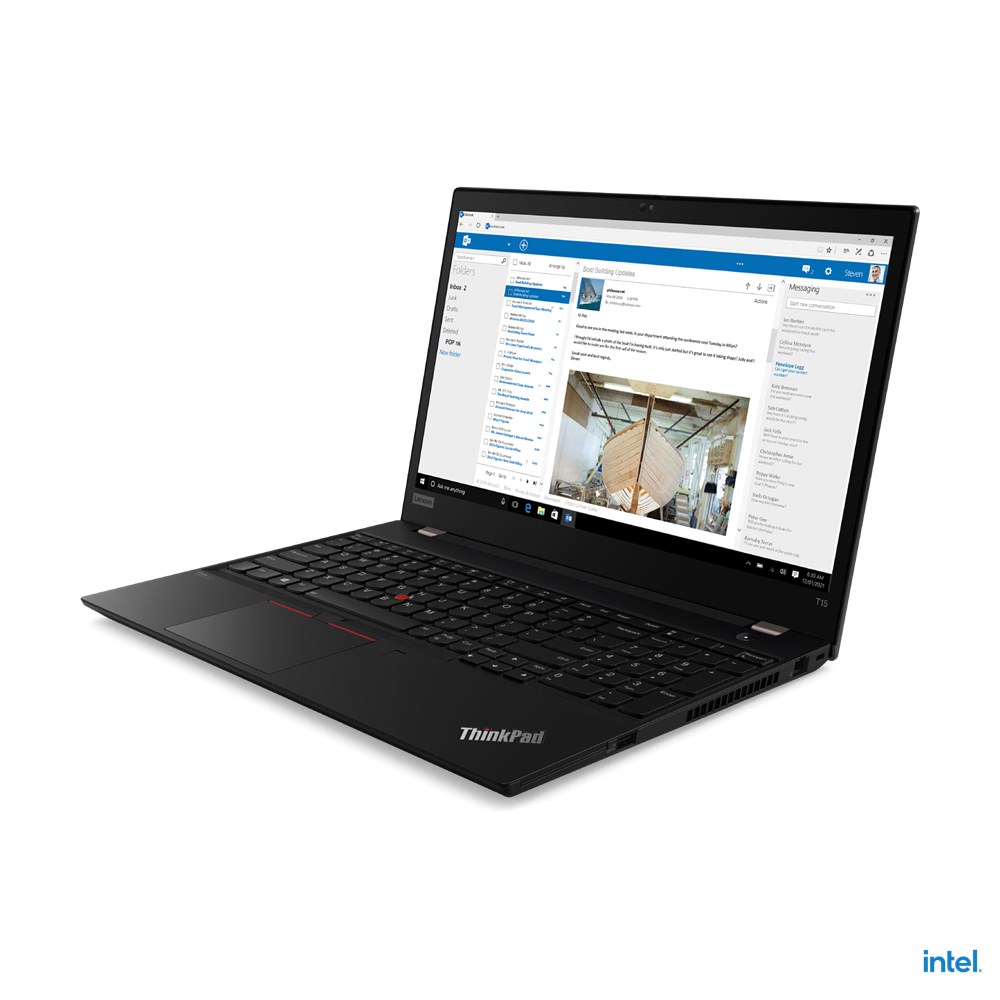Лаптоп Lenovo ThinkPad T15, 15.6", Intel i5-1135G7, 16 GB RAM, 512 GB SSD, црн