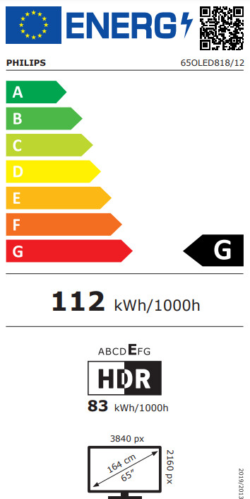 Televizor Philips 65OLED818, 65" (164cm), 4K UHD, i zi