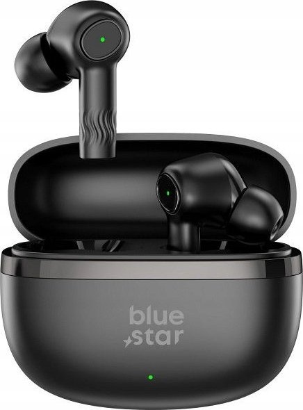 Бежични слушалки Blue Star TWS AC20E, ANC и ENC, Bluetooth 5.4, црни