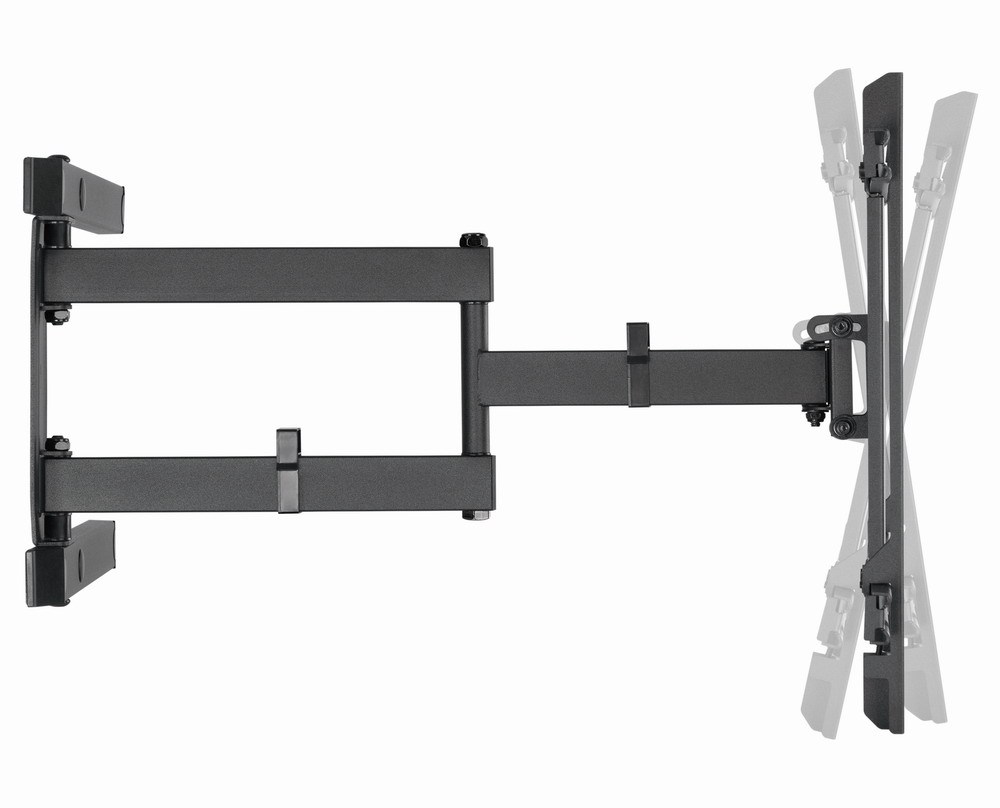 Mbajtëse muri për TV Gembird WM-80ST-05, 37"-80", VESA 600x400, e zezë