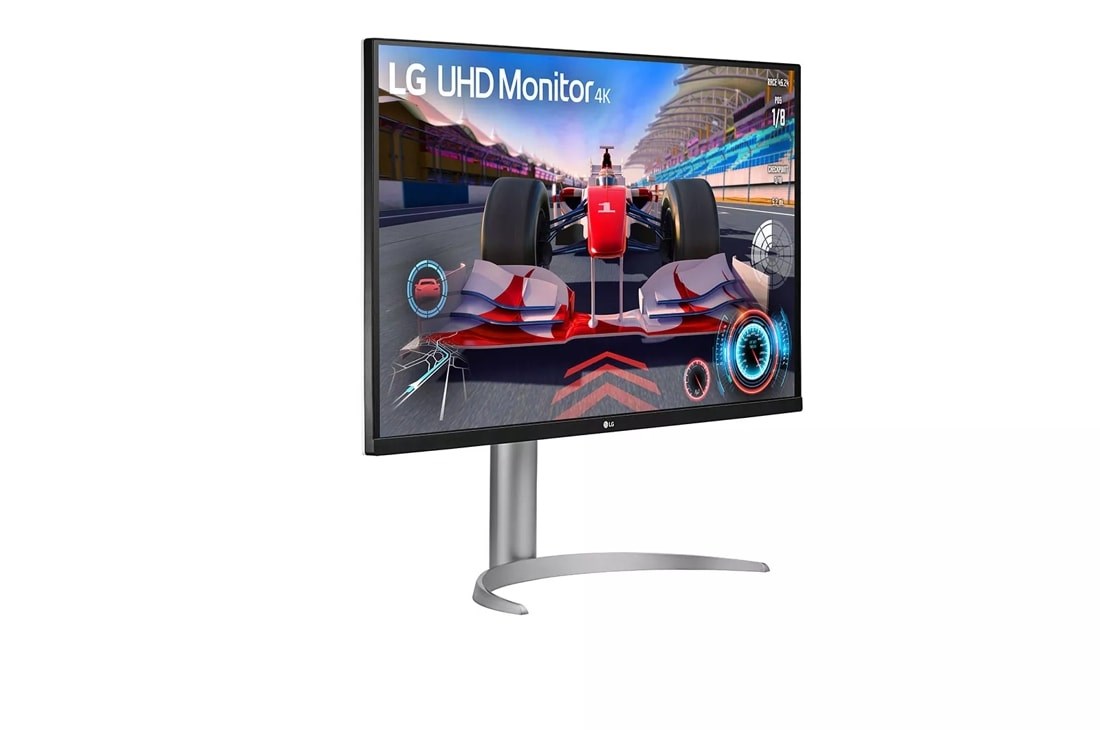 Монитор LG 32UQ750P-W computer, 31.5", 3840 x 2160, 144 Hz, i hirtë
