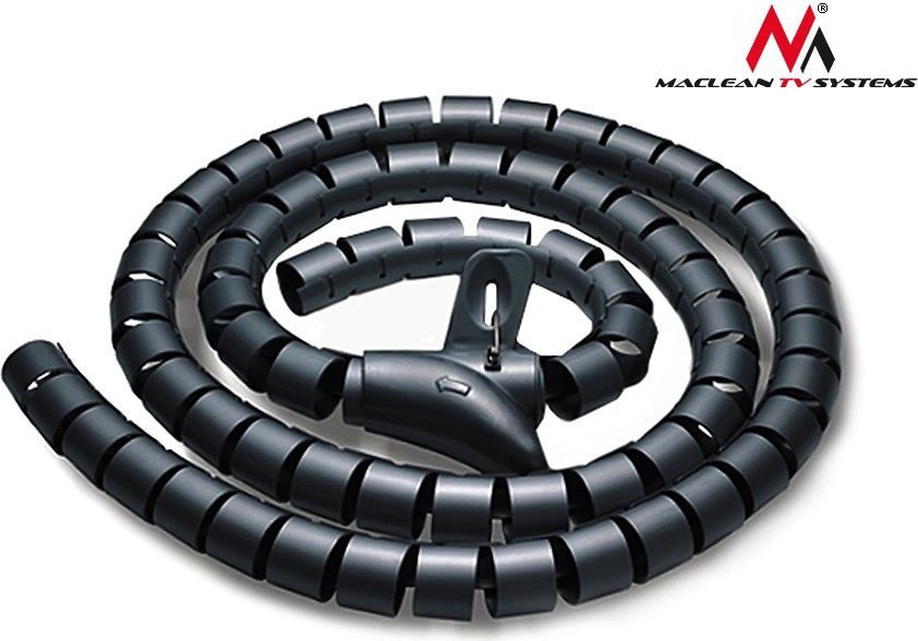 Maclean Капак за Организатор на Кабели MCTV-676 B, Црн