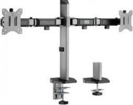 Mbajtës monitori Ergo Office ER-449, 2 monitorë 17"-32", montim në tavolinë, i zi