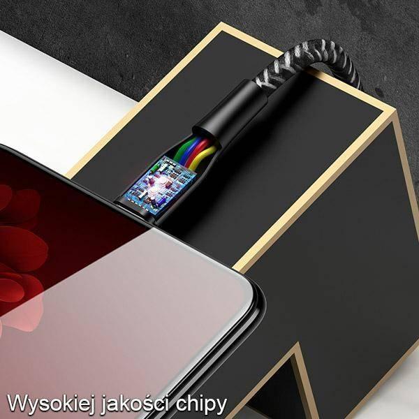 Kabllo USB Usams US-SJ551, USB-A në microUSB, 2 m, e kuqe