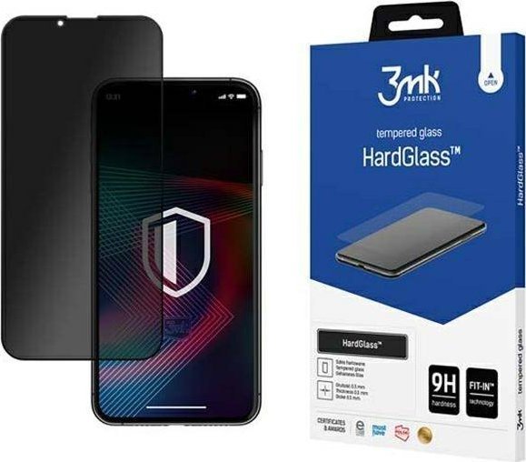Xham mbrojtës 3MK HardGlass Max Xiaomi 12 Lite, 9H, fullscreen, i zi