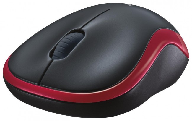 Maus Logitech M185, i kuq