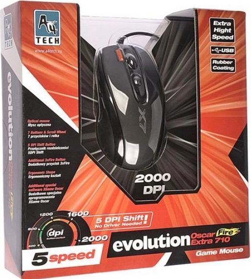 Set maus + touchpad A4Tech X-GAME X-7120 (A4TMYS46028)